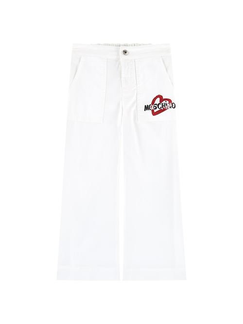 PANTALONE LUNGO MOSCHINO KID | HDP042LPC00/10101